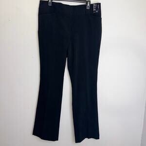 7th Avenue Studio Size 14 Black Barely Bootcut Pants